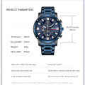 Relojes SMAEL para hombre, reloj de pulsera de negocios con banda de acero inoxidable de moda 2020, reloj deportivo de cuarzo con cronógrafo de lujo de marca superior 9153